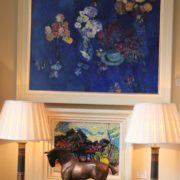 Blue painting