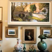 Wall of paintings