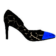 Heels Blue & Leopard Print €24.99